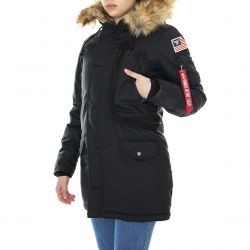 Alpha Industries-Womens Polar Black Jacket-123002-03