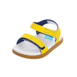 Native-Charley Child Sandals - Yellow / White / Brown - Sandali Bambino Gialli / Multicolore-63105500-7527