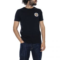 Merc-Clarke Footbal Patch T-Shirt - Black - Maglietta Girocollo Uomo Nera-1715115-Black 01