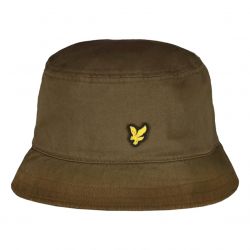 Lyle & Scott-Cotton Twill Green Bucket Hat-HE800A-W485
