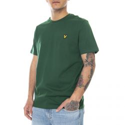 Lyle & Scott-Mens Plain English Green T-Shirt-TS400VOG-W510