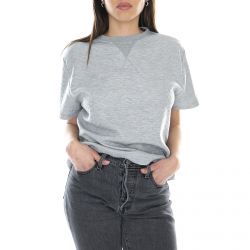 Motel Rocks-Womens Plazma Quilt Marl Grey T-Shirt-MRCPLA-TP14PLA-QUIGY