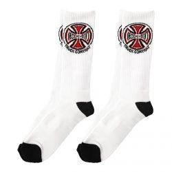 Independent-Truck Co. 2-Pack White Socks-Truck Co. (x2 Pairs) White