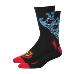 Santa Cruz-Screaming Hand Black Socks-sc41