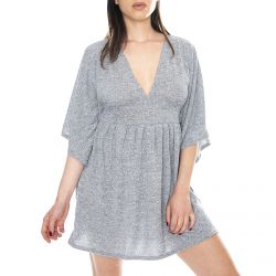 Motel Rocks-Womens Edma Grey Marle Dress-MRCEDMA DRESS-GRY