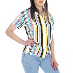 Motel Rocks-Womens Daddy Candy Stripes Multicoloured Shirt-MRCDADDYSHIRT-CANS