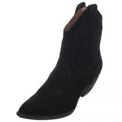 Jeffrey Campbell-Calvera - Stivaletti alla Caviglia Donna Neri-JC-50202-01-BLK SUEDE