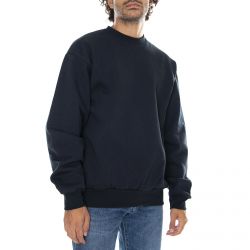 LOS ANGELES APPAREL-Heavy Fleece Crew-Neck Sweat - Navy - Felpa Girocollo Uomo Blu -LACHF07-NVY