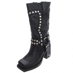 Jeffrey Campbell-Womens Juvenile-S Black Ankle Boots-JCS53JC045-BLA