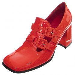 Jeffrey Campbell-Womens Chique Red Shoes-JCSR196P505-ORA