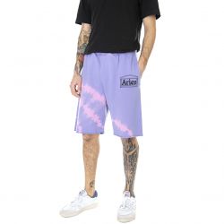 ARIES-Mens Tie-Dye Temple Lilac Shorts-SRAR30202-LLC