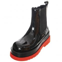 Jeffrey Campbell-Womens Tankedpl Patent Black Boots-JCSJCD061103-BLA