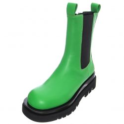 Jeffrey Campbell-Womens Tanked Green Boots-JCSJCD034112-GRE