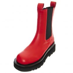 Jeffrey Campbell-Womens Tanked Red Boots-JCSJCD034114-RED
