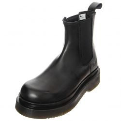 MR BOOTS-Womens T 08 Smooth Greasy Black Boots-BTSTBAND08-BKG