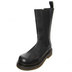 MR BOOTS-Womens T 14 Smooth Greasy Black Boots-BTSTBAND14-BKG