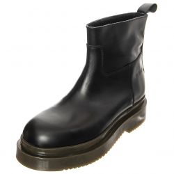 MR BOOTS-Womens T 08 Smooth Black Boots-BTSTBOOT08-BKS