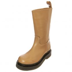 MR BOOTS-T 14 Smooth - Stivali Donna Greasy Cappuccino / Marrone-BTSTBOOT14-CPG