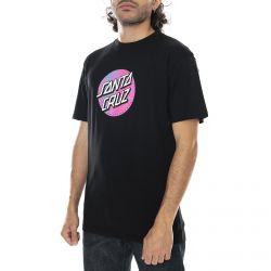 Santa Cruz-Mens Scales Dot T-Shirt - Black - Maglietta Girocollo Uomo Nera-SC-SS21-049