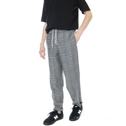 Santa Cruz-Mens Local Pants - Black Check - Pantaloni Uomo Multicolore-SC-SS21-032