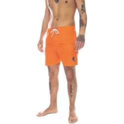 Santa Cruz-Mens Mini Hand Swimshorts - Flame Red - Bermuda da Bagno Uomo Arancioni-SC-SS21-035