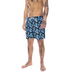 Santa Cruz-Mens Hands All Over Black Swimshorts-SC-SS21-029