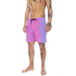 Santa Cruz-Mens Scales Cyan / Pink Swimshorts-SC-SS21-054