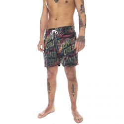 Santa Cruz-Mens No Pattern Black Swimshorts-SC-SS21-042