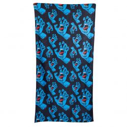 Santa Cruz-Hands All Over Blue Beach Towel-HAALOBT-MLT