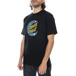 Santa Cruz-Mens Bigfoot Moon Dot T-Shirt - Black - Maglietta Girocollo Uomo Nera-SC-SS21-003