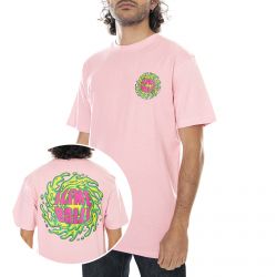 Santa Cruz-Mens Slimeballs Pink T-Shirt -SC-SS21-075