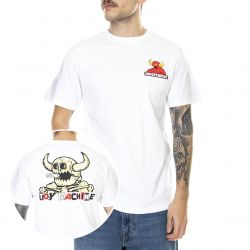 Independent-Mens Toy Mash Up White Crew-Neck T-Shirt-INA-TEE-6280