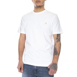 Farah-Mens Danny T-Shirt - White - Maglietta Girocollo Uomo Bianca-F4KSB056-104
