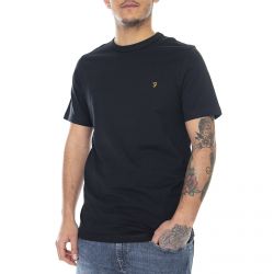 Farah-Mens Danny T-Shirt - True Navy - Maglietta Girocollo Uomo Blu-F4KSB056-412