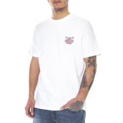 Farah-Mens Judilee White T-Shirt-F4KSB013-104