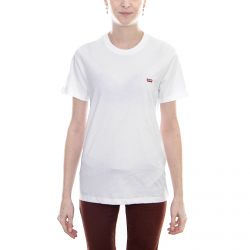 Levis-Original Cotton T-Shirt - Patch White - Maglietta Girocollo Uomo Bianca-56605-0000