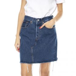 Levis-Wm Decon Iconic Skirt - Blue - Gonna Denim Jeans Blu-77882-0009