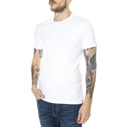 Levis-Mens Slim White Crew-Neck T-Shirt 2-Pack-79541-0000