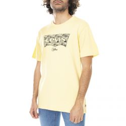 Levis-Mens Housemark Graphic Fish Fill Golden Haze T-Shirt-22489-0321