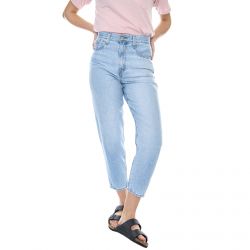 Levis-Womens High Loose Taper Denim Jeans - Way Out Tencel - Denim Jeans Donna Blu-17847-0008