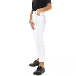 Levis-Womens Ribcage Straight Ankle Denim Jeans - Cloud Over - Denim Jeans Donna Bianchi-72693-0076