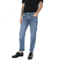 Levis-502 Taper Squeezy Coolcat - Denim Jeans Uomo Blu / Med Indigo / Worn In-29507-1110