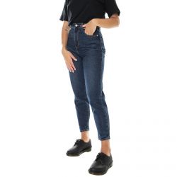 Levis-Womens High Loose Dark Blue Denim Jeans Pants-17847-0010