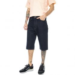 Levis-Skate Baggy 5 Pocket - Bermuda Denim Jeans Uomo Blu / Double Helix-A2091-0001
