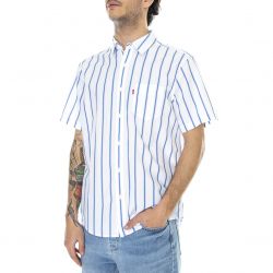 Levis-Mens Classic Yaro / Skyway Blue Short-Sleeve Shirt-86627-0098