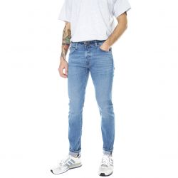 Lee-Mens Luke Worn In Cody Blue Denim Jeans-L719NLLT