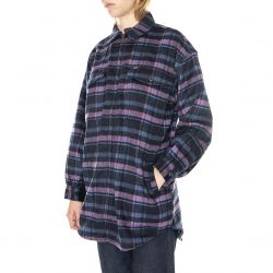 Lee-90s Workwear Overshirt Rivet Navy-L46VAO75 - Camicia Donna Blu / Multicolore