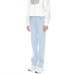 Lee-Jane Cuffed Retro Light-L33DFBYV - Pantaloni Denim Jeans Donna Blu