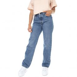 Levis-90'S 501 Mad Love - Pantaloni Denim Jeans Donna Blu / Dark Indigo / Worn In-A1959-0006