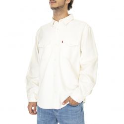 Levis-Mens Relaxed Fit Western Fresh Ecru Shirt-A1919-0001